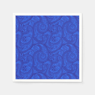 Guardanapo De Papel Paisley azul