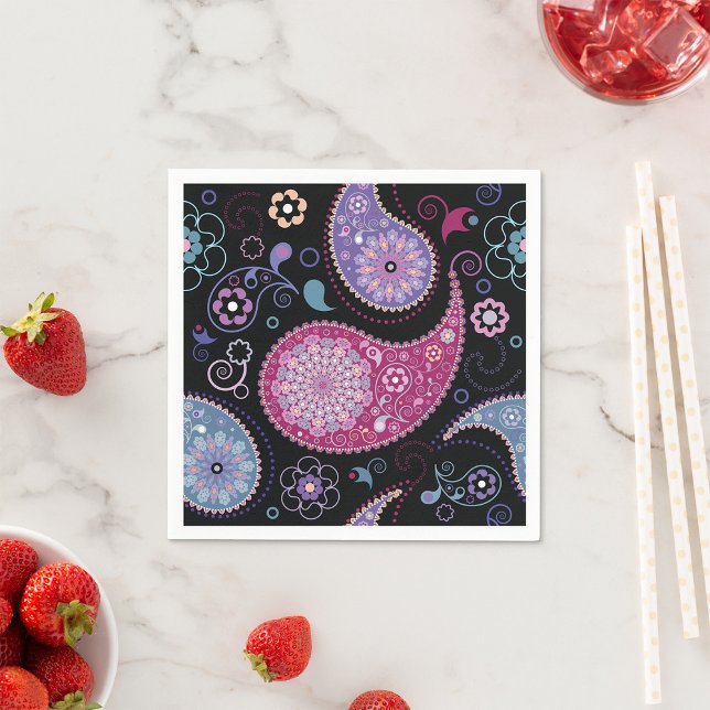 Guardanapo De Papel Paisley Background Paper Napkins (Criador carregado)