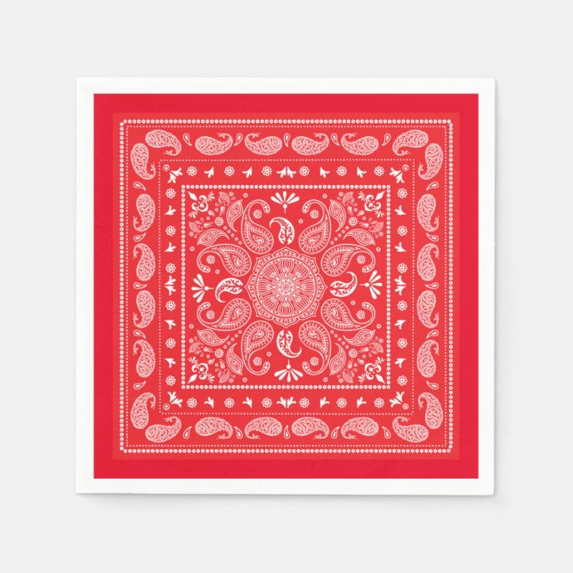 Guardanapo De Papel Paisley Design-1 Paper Napkin (Frente)