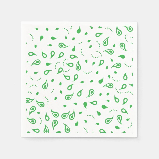 Guardanapo De Papel Paisley Floral Napkin (Frente)