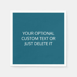 Guardanapo De Papel Paleta de festa de coquetel elegante na cor azul-v