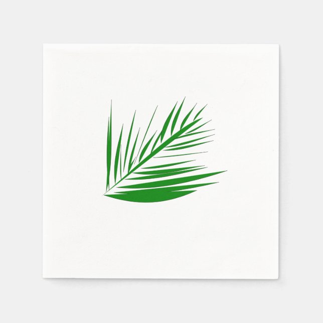 Guardanapo De Papel Palm Leaf Paper Napkins (Frente)