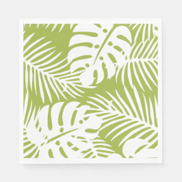 Guardanapo De Papel Palma Verde Tropical Folha de Papel Napkin