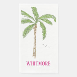 Guardanapo De Papel Palmeira de Palm Beach Personalizada