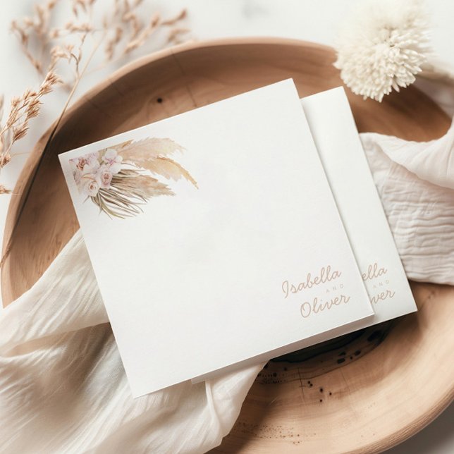 Guardanapo De Papel Pampas Grass Napkins (Criador carregado)