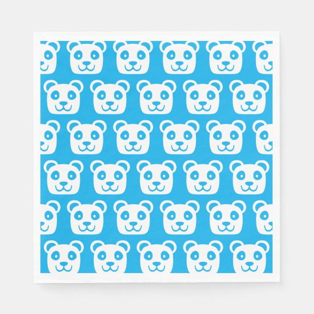 Guardanapo De Papel Panda Cute Pattern (Frente)
