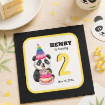 Panda Fofo - Aniversário Personalizado