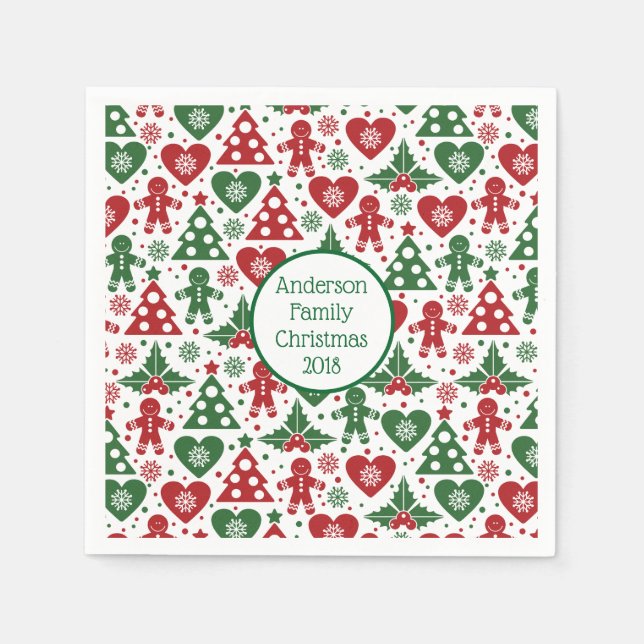 Guardanapo De Papel Pão de gengibre Napkins (Frente)