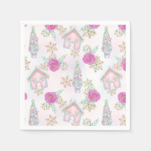 Pão de Gengibre Rosa Natal