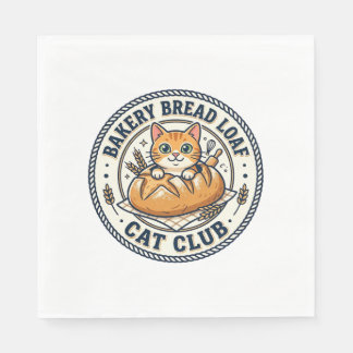 Guardanapo De Papel Pão de Padaria Gato Mãe Presente - Padaria B