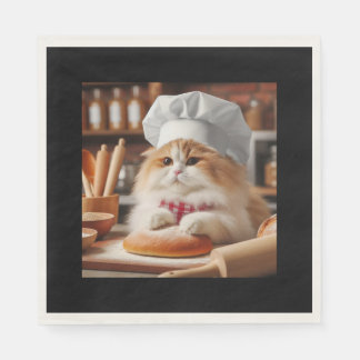 Guardanapo De Papel Pão-pão de gato liso