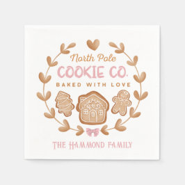 Guardanapo De Papel Pão-rosa Pão-de-Pé-Pia Nome da Família de Cookies