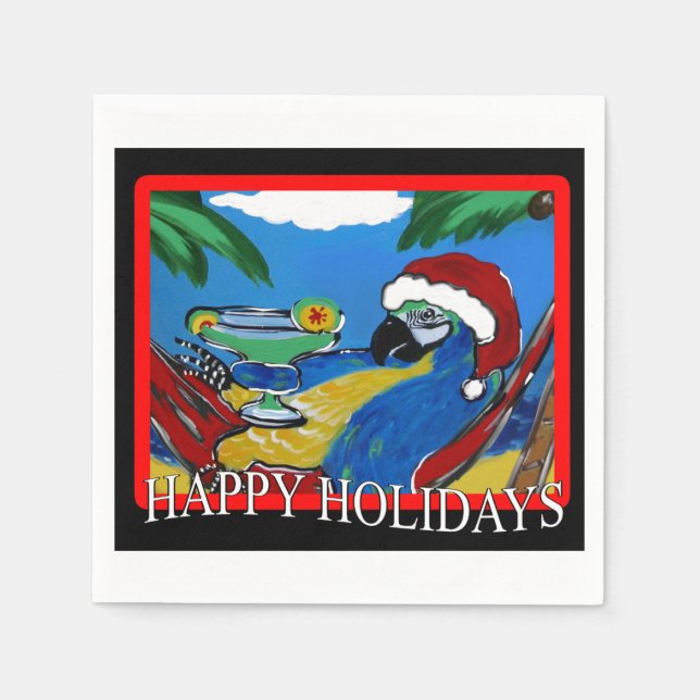 GUARDANAPO DE PAPEL PAPAGAIO DE FESTA (Frente)