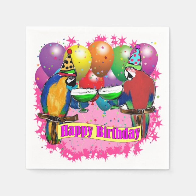 Guardanapo De Papel PAPagaios DE ANIVERSÁRIO (Frente)