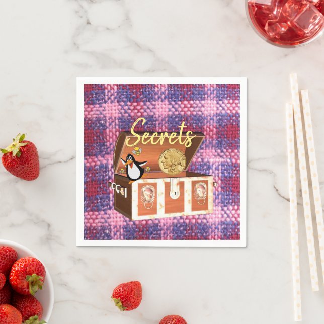 Guardanapo De Papel Papagaios, Pinguim-Peito (Insitu)