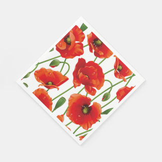 Guardanapo De Papel Papagaios vermelhos Papagaios-ungueiros Nápoles