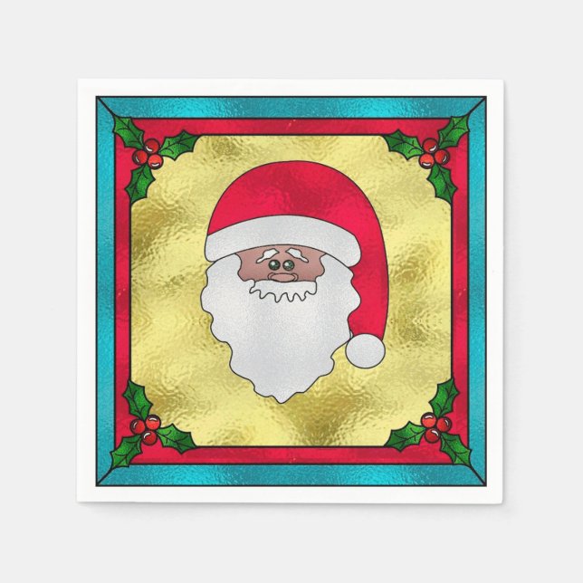 Guardanapo De Papel Papai Noel (Frente)