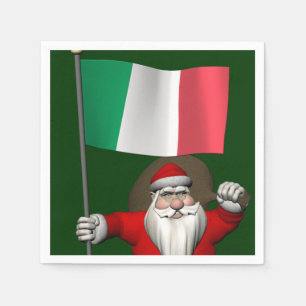 Guardanapo De Papel Papai Noel, Alferes Da Itália
