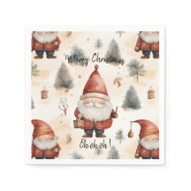 Papai Noel de Natal em Aquarela 2 - 