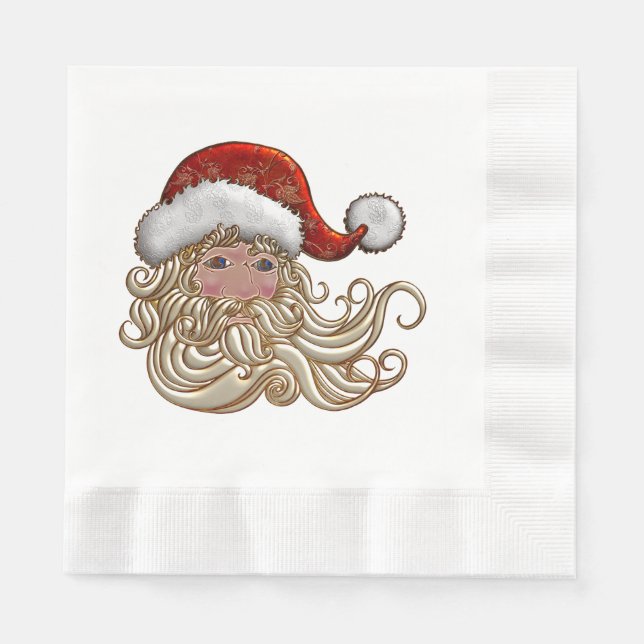 Guardanapo De Papel Papai Noel de Natal Napkins (Frente)