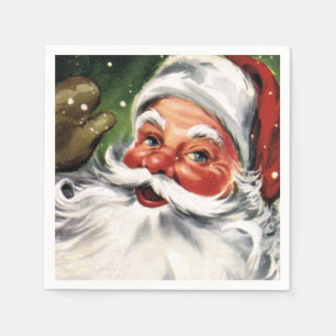 Guardanapo De Papel Papai Noel de ondulação
