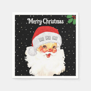 Guardanapo De Papel Papai Noel Natal HO HO HO
