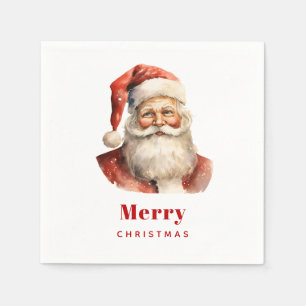 Guardanapo De Papel Papai Noel Natal Retrô