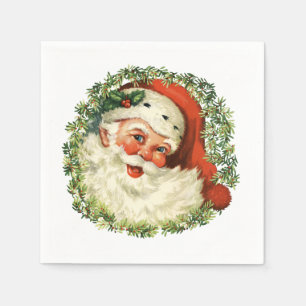 Guardanapo De Papel Papai Noel Vintage
