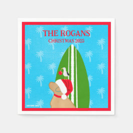 Guardanapo De Papel Papais noeis de varejo Cachorro SurfboardSeagull N