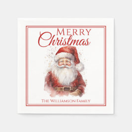 Guardanapo De Papel Papais noeis festivos Feliz Natal