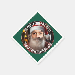 Guardanapo De Papel Papais noeis instantâneos! Apenas adicione seu ros