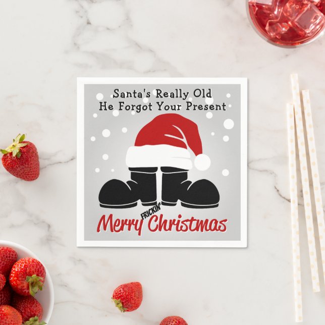 Guardanapo De Papel Papais noeis Realmente Velhos Esqueceram-Se De Pap (Insitu)