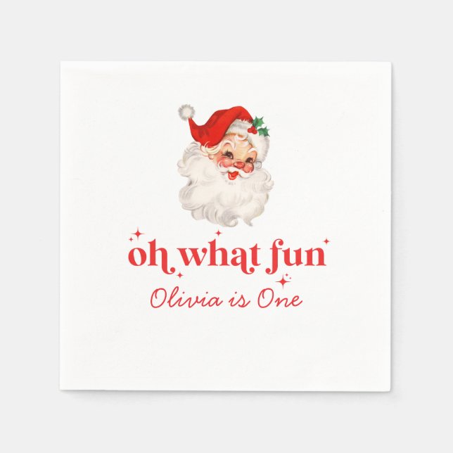 Guardanapo De Papel Papais noeis Retro Oh Que Noivado Divertido (Frente)