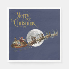 Guardanapo De Papel Papais noeis Sleigh Ride