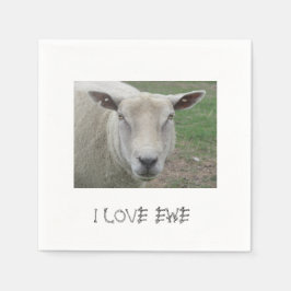 Guardanapo De Papel Papéis de Design de Ovinos