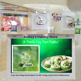 Guardanapo De Papel Papéis de Partido Dia de São Patrício Napkins