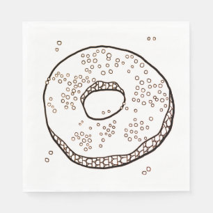 Guardanapo De Papel Papéis-prego padrão de ROSQUINHA do KNIT