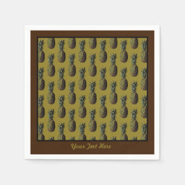 Guardanapo De Papel Papel Abacaxi Nápoles - Personalização Opcional