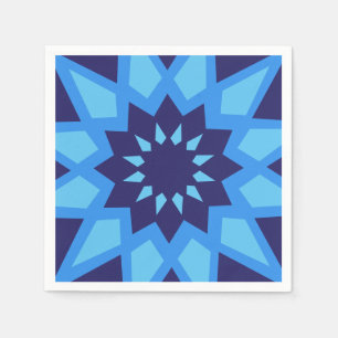 Guardanapo De Papel Papel Azul Marroquino Napkins