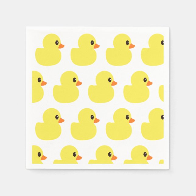 Guardanapo De Papel Papel "Borracha Ducky" Napkins (Frente)