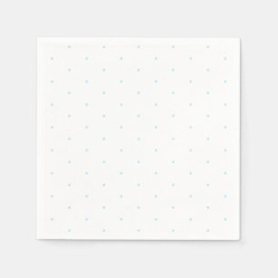 Guardanapo De Papel Papel branco branco azul-claro-bolinhas minúsculo