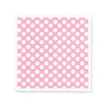 Papel branco e cor-de-rosa Napkin