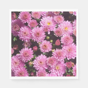 Guardanapo De Papel Papel Chrysanthemum Rosa Bola Rosa Napkins
