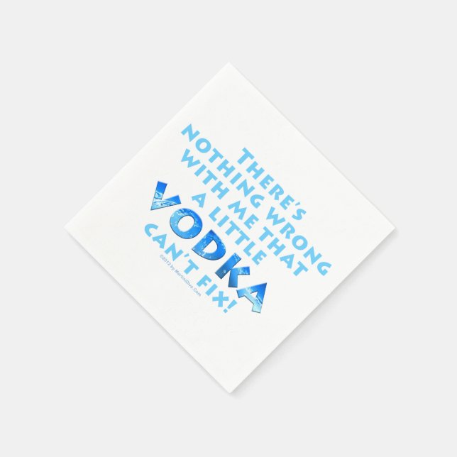 GUARDANAPO DE PAPEL PAPEL COCKTAIL NAPKINS - VODKA HUMOR (Canto)