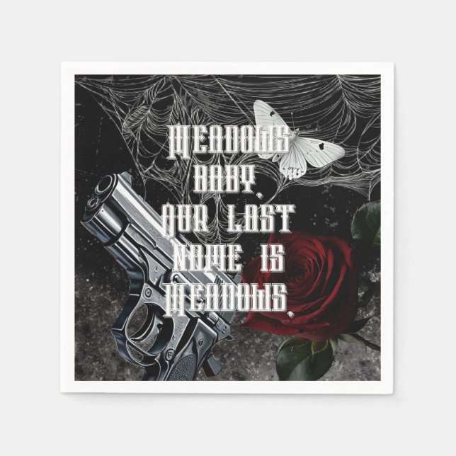 Guardanapo De Papel Papel coquetel Nápoles Assombrando Adeline Zade Me (Frente)