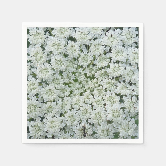 Guardanapo De Papel Papel-coquetel padrão de flores trópicas Napkins (Frente)