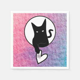 Guardanapo De Papel Papel cor-de-rosa para o Dia das Bruxas Napkin pel