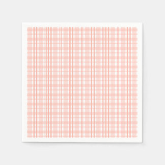 Guardanapo De Papel Papel cor-de-rosa Tartan Napkins Decência de Prime