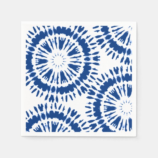 Guardanapo De Papel Papel Cortante Azul Indigo Napkins (Frente)