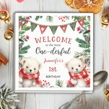 Papel de Aniversário de 2 anos Natal Floresta de I